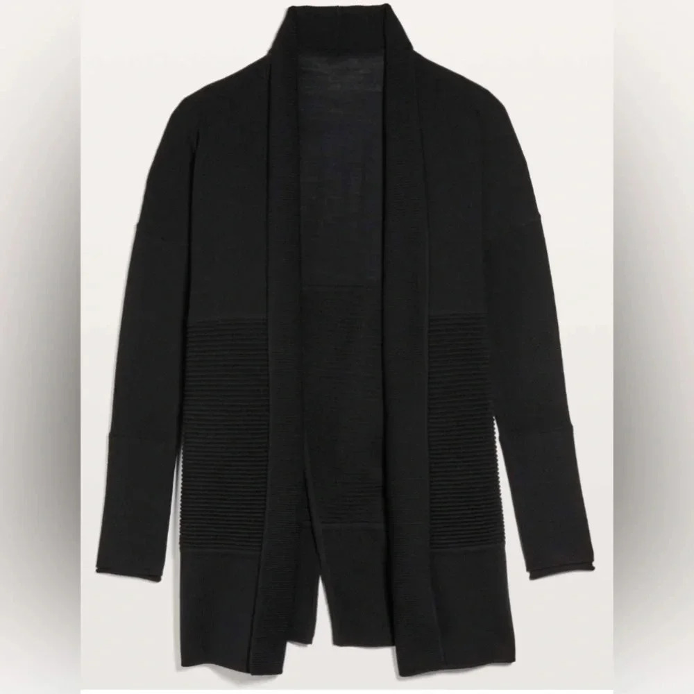 Lululemon Sit In Lotus Wrap Sweater Black Size Small